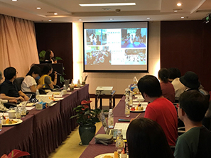 Activity report meeting of summer camp participants